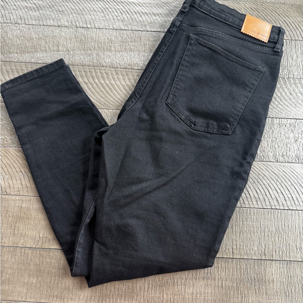 Avec Les Filles Women’s Dark Charcoal Skinny Jeans